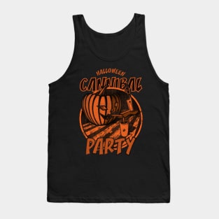 Halloween (Pumpkin) Cannibal Party Tank Top